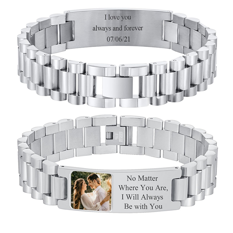 Jewelry Clasp Watches - Bransoletka na zegarek ze stali nierdzewnej