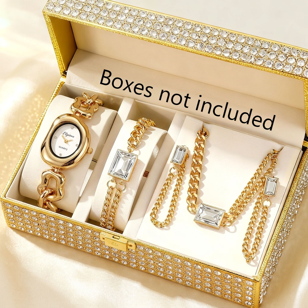 Jewelry Clasp Watches - 5 szt. modnych, nieregularnych damskich zegarków