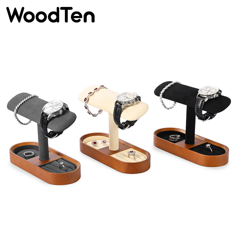 Drewniany stojak na zegarki Wo – Jewelry Stand Watches recenzja i cena