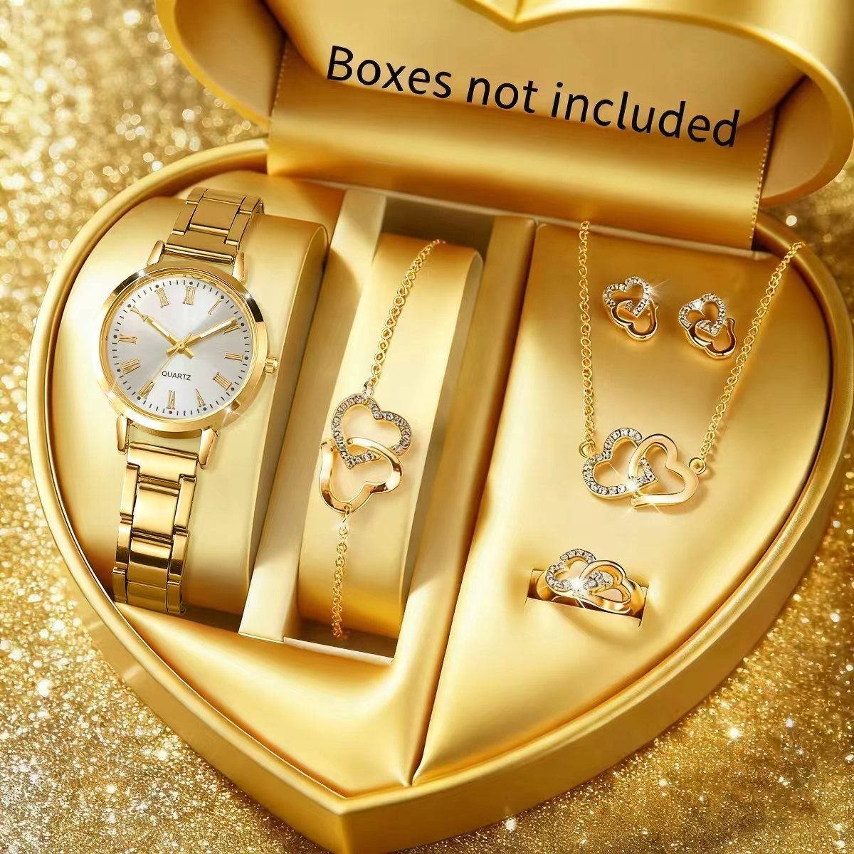 6 SZTUK Modny Damski Zegarek K – Jewelry Clasp Watches recenzja i cena