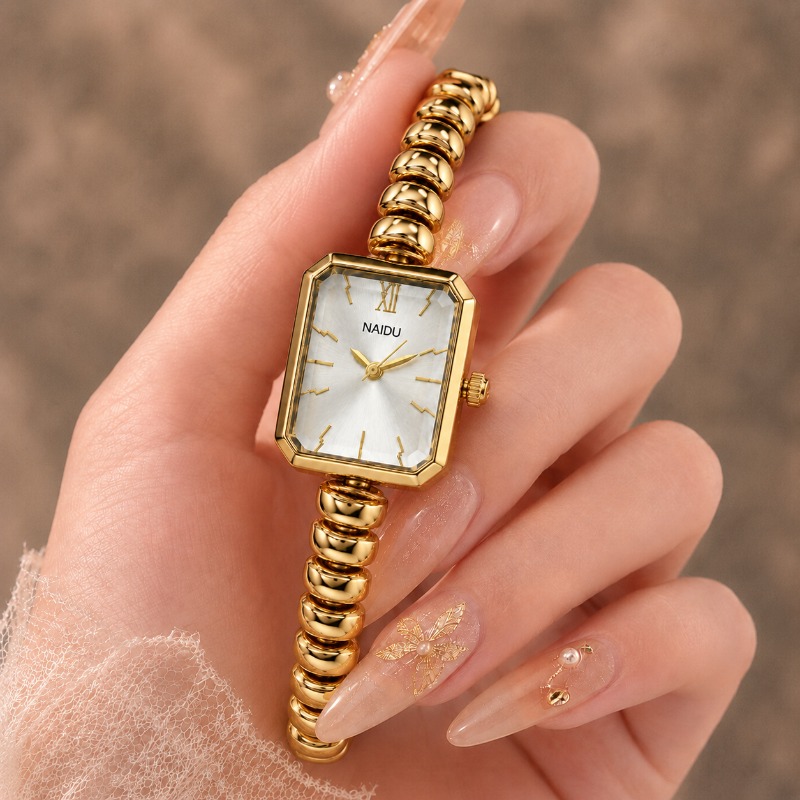 Złoty zegarek damski NAIDU, mi – Jewelry Clasp Watches recenzja i cena