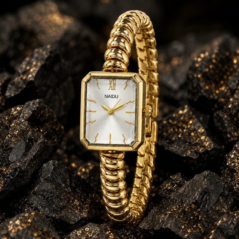 Złoty zegarek damski NAIDU, mi – Jewelry Clasp Watches recenzja i cena