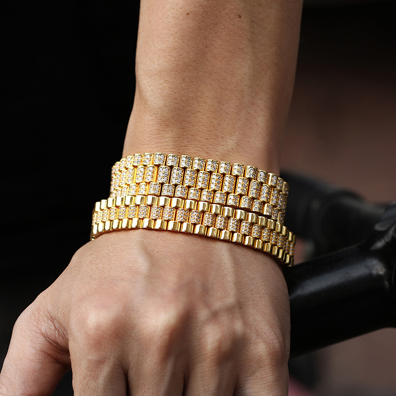 Hip Hop AAA CZ brukowany Bling – Icebox Jewelry Watches recenzja i cena