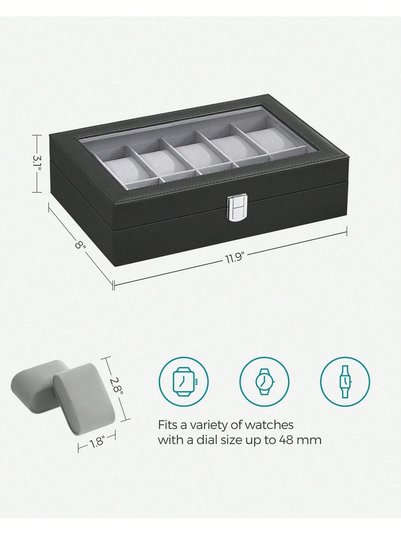 Pudełko na zegarki z 12 przegr – Jewelry Stand Watches recenzja i cena