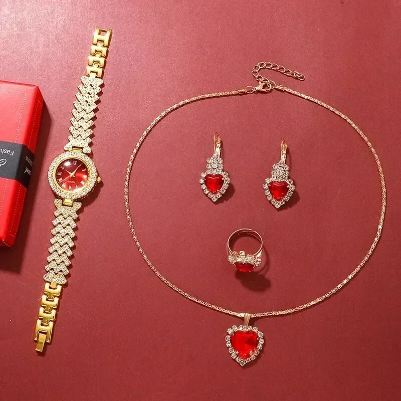 Złoty luksusowy zegarek damski – Jewelry Clasp Watches recenzja i cena