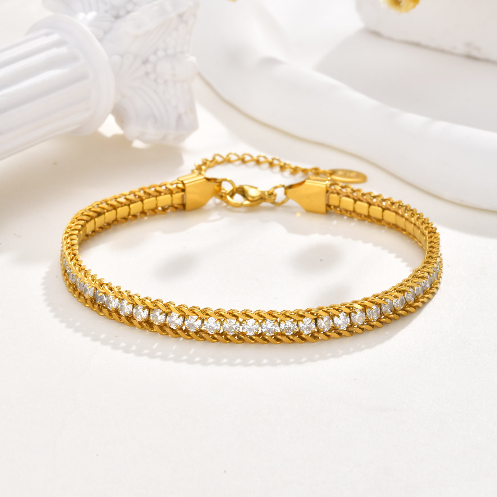 Vnox Stal nierdzewna Biała cyr – Jc Jewelry & Watches Photos recenzja i cena