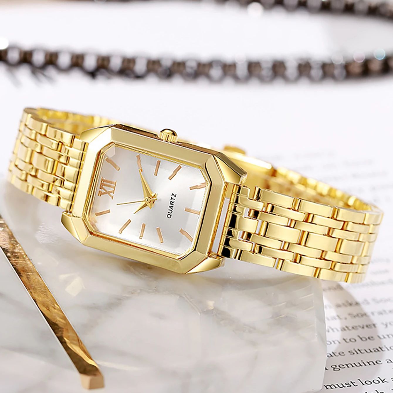 Zestaw damski: kompaktowy zega – Jewelry Clasp Watches recenzja i cena