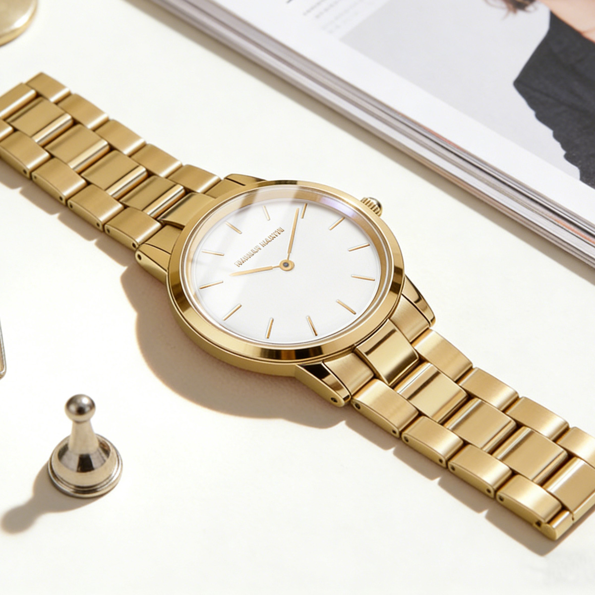 Damski Zegarek Różowe Złoto St – Jewelry Clasp Watches recenzja i cena